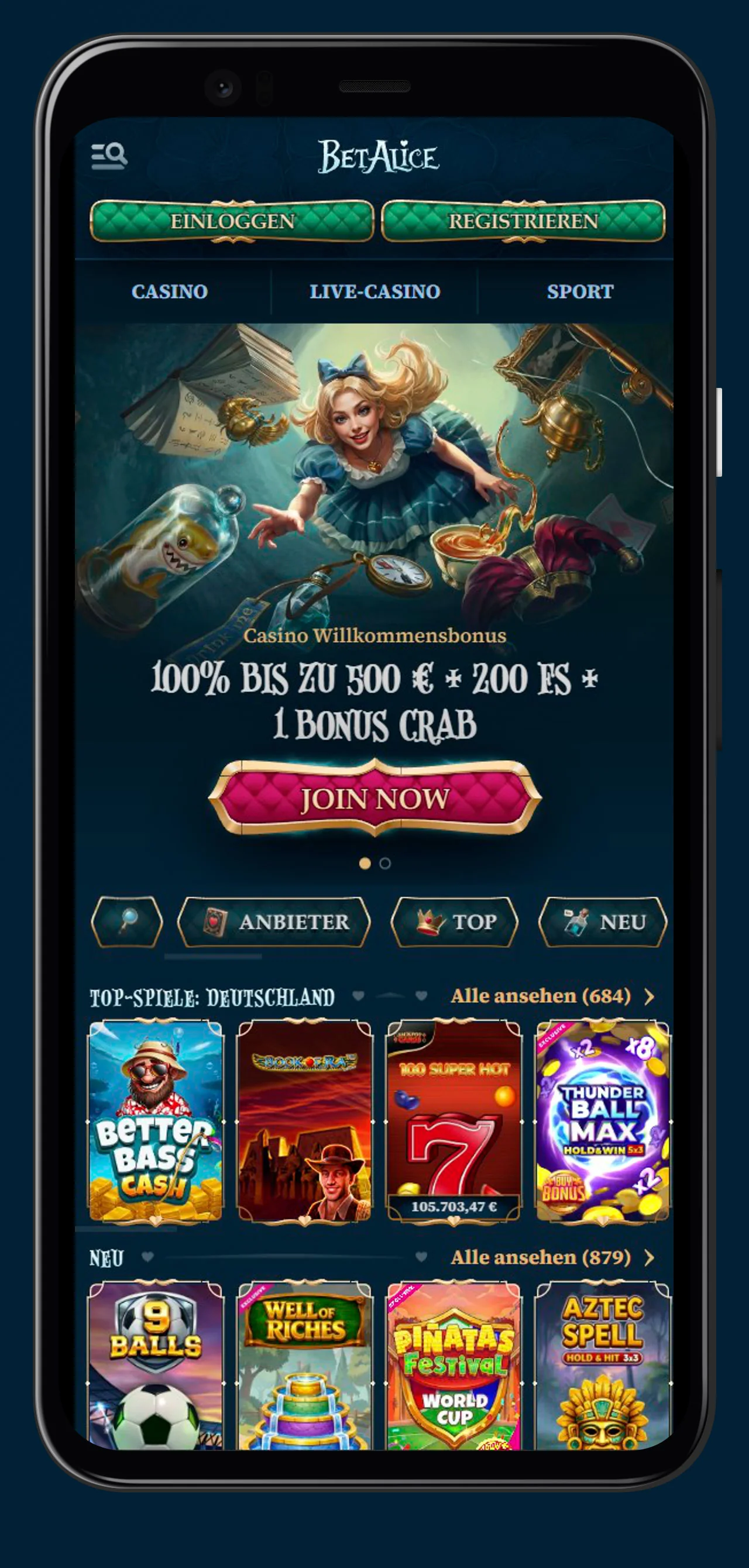 betalice casino app mobile