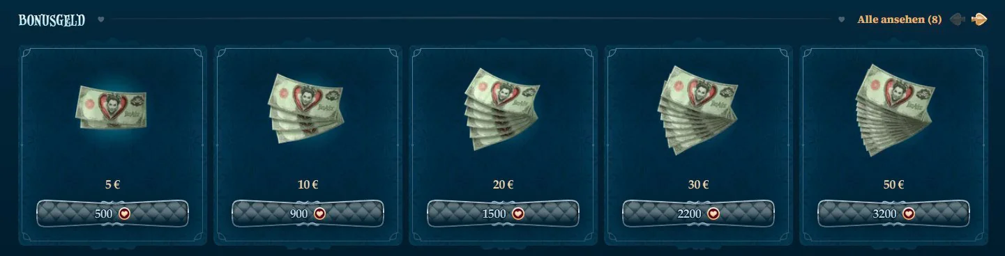 bonus money betalice casino