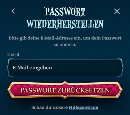 forgot password betalice casino